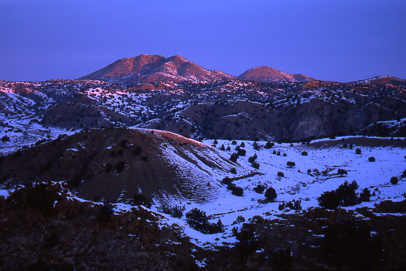 Road to the Cerrillos Hills State Park